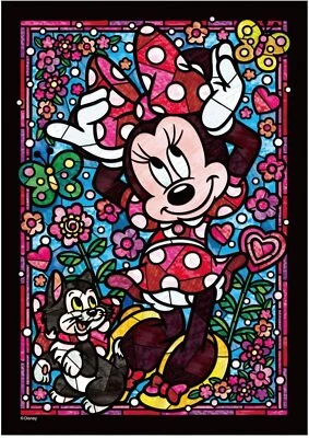 266 pezzi vetro colorato Disney Minnie Mouse 18,2 x 25,7 cm - Immagine 1 di 4