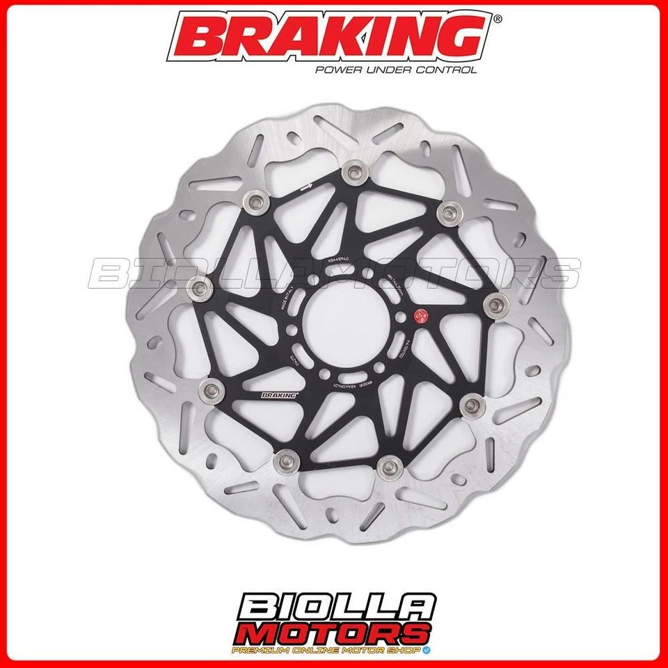 WK001R DISCO FRENO ANTERIORE DX BRAKING APRILIA MANA 850 2007 - 2011 WAVE FLOTTA Foto 1 de 4