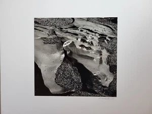 Richard Garrod, black and white photography, Wet Rock Form, Pebble Beach - Picture 1 of 3