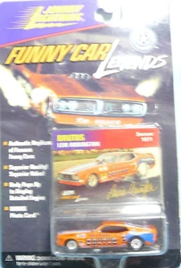 1/64 Johnny Lightning, Funny Car Legends, Lew Arrington, Brutus, 1971 Musta - Imagen 1 de 3