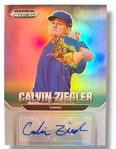 2022 Prizm Draft Picks AUTOGRAPH AU-CZ Calvin Ziegler - Bild 1 von 1