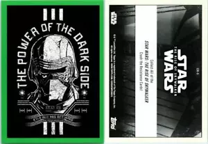 2019 STAR WARS THE RISE OF SKYWALKER CRUSH THE RESISTANCE CR-5 GREEN 230/299 - Picture 1 of 1