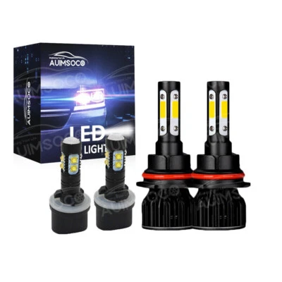 Combo de faros LED de haz alto bajo y faros antiniebla para Pontiac Montana 2000-2005 Foto 1 de 4