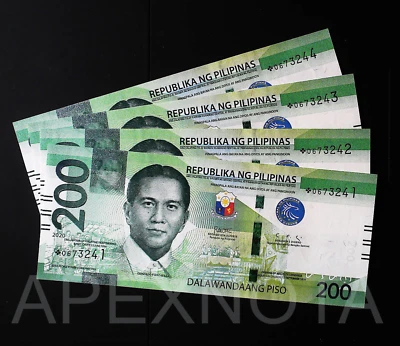 [STAR NOTE] PHILIPPINES 200 PISO 2020 P226* UNC REPLACEMENT LUCKY DENOM 1PC - Image 1 of 2