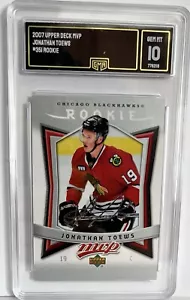 GMA 10 Gem Mint JONATHAN TOEWS 2007/08 UPPER DECK MVP ROOKIE CARD! ERLÖSUNG! - Bild 1 von 1