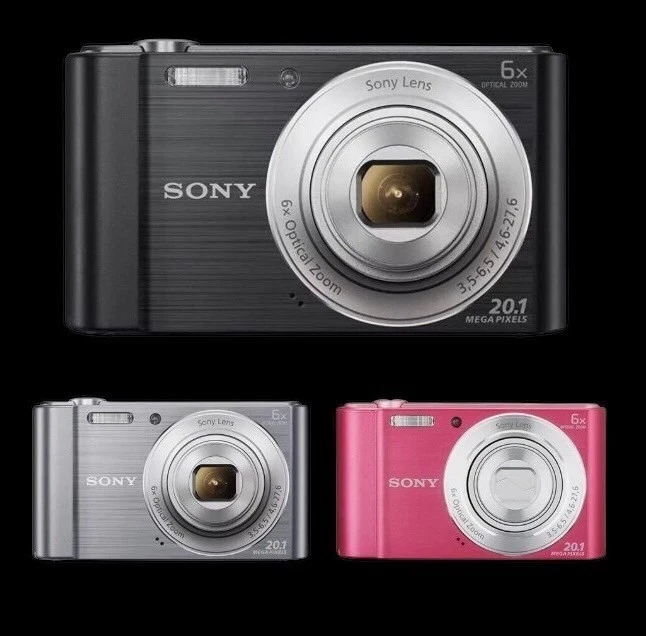 Sony Cyber-shot DSC-W810 20.1MP Compact Camera Black/Silver/Pink 日本語のみ対応 - Image 1 of 1