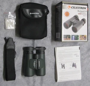 Celestron Outland LX 8x42 binoculars in original box with case and lens covers - Picture 1 of 2