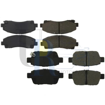 2X Pastillas de freno de cerámica delanteras + traseras centradas para Acura TL 2009 2010 2011 2012-2014 Foto 1 de 4