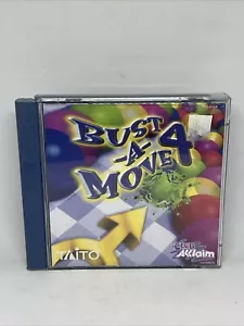 Bust A Move 4 Sega Dreamcast **COMPLETE** Broken Front Hinge Good Disc - Picture 1 of 5
