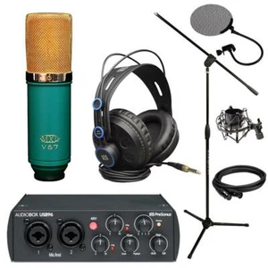MXL V67G Presonus Audiobox USB 96 HD7 Pro Bundle - Picture 1 of 8