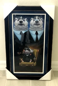 RETIRED DISNEY FINE ART "MR. BIG" ZOOTOPIA FRAMED LITHOGRAPH BY TIM ROGERSON - Picture 1 of 6