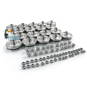 Henglong Metall Straßenräder Ersatzteile für 1/16 3888A Deutscher König Tiger RC Panzer - Bild 1 von 7