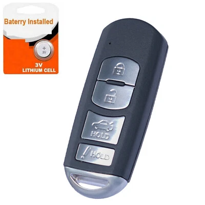 Para 2014 2015 2016 2017 2018 Mazda 6 3 Repuesto Control Remoto Inteligente Coche Llavero  Foto 1 de 4