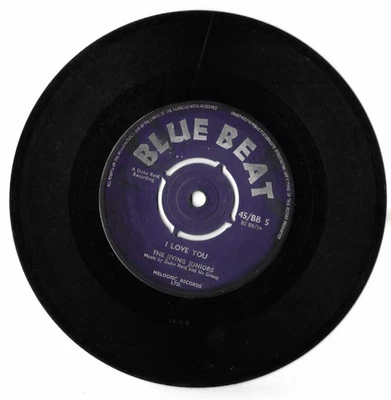 THE JIVING JUNIORS - I LOVE YOU/ MY HEARTS DESIRE - Blue Beat 7” mp3 - Image 1 of 3
