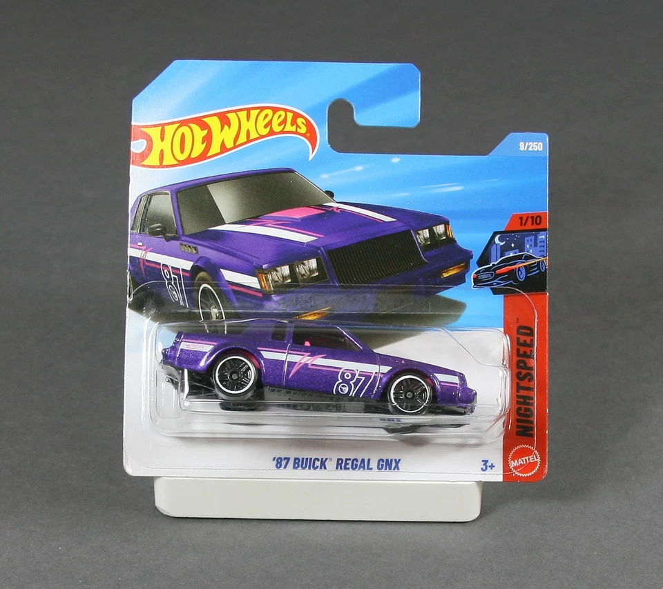 Hot Wheels Nightspeed 2025 1987 Buick Regal GNX viola caccia al tesoro JJM00 1/64 - Immagine 1 di 1