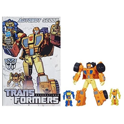 Transformers Generations Deluxe Class Autobot Scoop Figure - Image 1 of 4