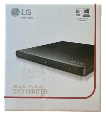 LG Electronics USB 2.0 Super Multi Ultra Slim Portable DVD Writer Drive New - Image 1 of 3