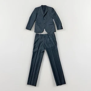 Theory Xylo Wool Gray Grey 2 Pc Suit Coat Blazer 38 Regular Pants 32X32 - Picture 1 of 11