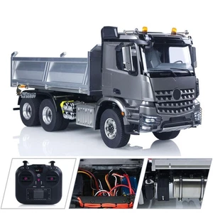 In Stock 3348 1/14 RC 2Speed Hydraulic Dump Truck 6WD Tipper Metal Chassis Sound - Picture 1 of 12