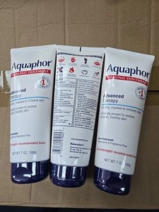 Aquaphor Advanced Therapy Healing Ointment 7 Oz - Exp 10/26+ NEW / Lot Of 3 - Picture 1 of 3