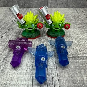 Lot of 5 Activision Skylanders Trap Team Food Fight Figures And Crystal Traps - Picture 1 of 8