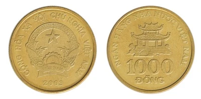 Vietnam 1000 Dong, 2003, KM #72, Mint - Image 1 of 3