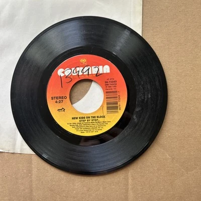 New Kids On The Block Step-By-Step/Valentine Girl 1990 Columbia 45 - Image 1 of 2