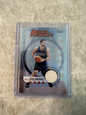 2004-05 Topps cromo Peja Stojakovic restos refinados refractor/tarjeta 1000 Kings Foto 1 de 4
