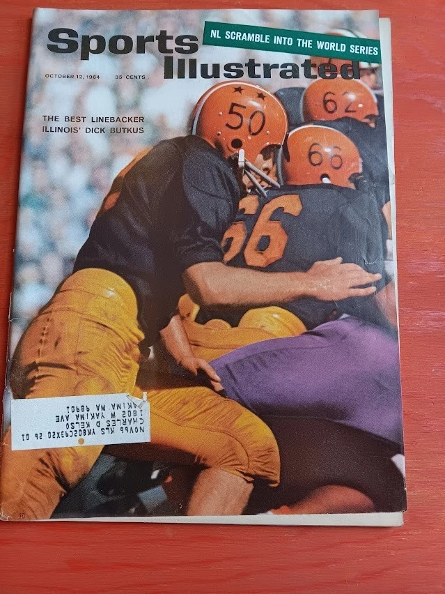 Sports Illustrated, 12 de octubre de 1964 Dick Butkus Foto 1 de 3