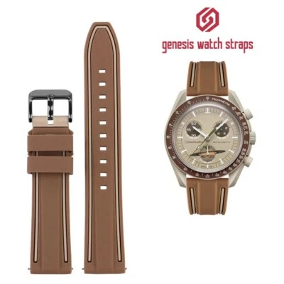 GENESIS MISSION TO SATURN CINTURINO OROLOGIO GOMMA OMEGA MOON SWATCH SPEEDMASTER MOONSWATCH