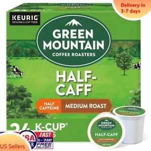 Green Mountain Coffee Half-Caff Keurig K-Cup Coffee Pods - Medium Roast - 24ct - Picture 1 of 5