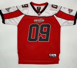 2009 Reebok GREY CUP Calgary CFL Team Football Jersey Size Youth L EUC - Picture 1 of 9
