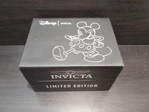 BOX FOR Invicta Disney Limited Edition Mickey Mouse Black BOX ONLY, NO WATCH - Picture 1 of 11