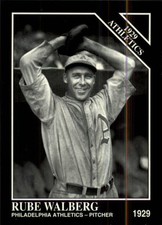 1994 Conlon TSN Philadelphia Athletics Baseball Card #1151 Rube Walberg