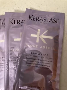 Kerastase Blond Absoulu Bain Lumirer 3-.34 oz Samples - Picture 1 of 1