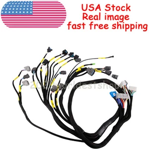 For Honda Civic Integra B16 B18 D16 D&B-series Tucked Engine Harness CNCHOBD21 - Picture 1 of 12