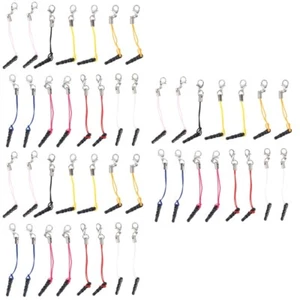 3 PCS Handyschmuck Staubschutz Telefon Charms Farbenfrohe Straps - Bild 1 von 12