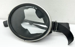 Vintage 60’s Voit Scuba Diving Mask 88-450 Tempered Oval Glass Black Rubber USA - Picture 1 of 17
