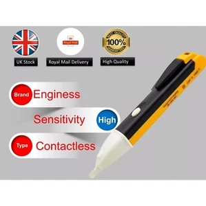 Voltage Pen Electric Power Alert Detector Tester UK 1AC-D Volt Non Contact - Picture 1 of 11