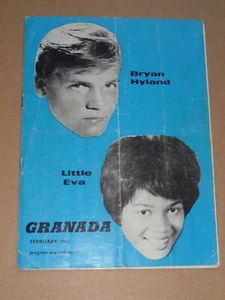 Brian Hyland/Little Eva 1963 Granada Theatres Programme (Multi Hand Signed) - Imagen 1 de 6