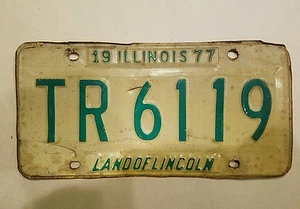 Vintage License Plate Lot Illinois Virginia North Carolina - Picture 1 of 8