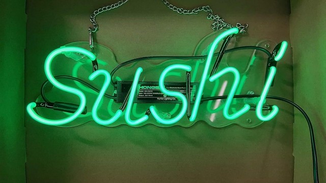 Sushi neon sign sushi roll set neon lights japanese -  Portugal