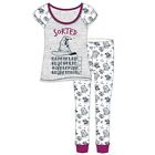 Ladies Harry Potter Pjs  Character S/Sleeve Top & Cuffed Lounge Pant Z01_34565