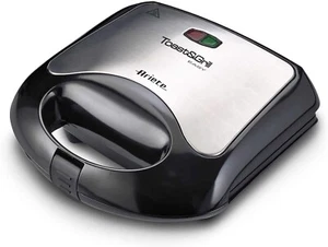 Ariete 1980 Toast & Grill Easy Piastra Panini Piastre Antiaderenti 750W Nera - Foto 1 di 5