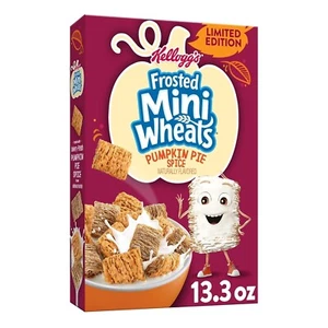 Kellogg's Frosted Mini-Wheats Frühstück Müsli Pumpkin Pie Spice Limited Edition - Bild 1 von 9