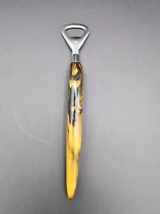 Abridor de botellas GH hecho en Canadá baquelita imitación cuerno vajilla vintage - Imagen 1 de 5