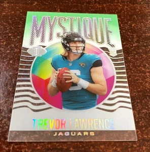 2020 Illusions TREVOR LAWRENCE Rookie MYSTIQUE GREEN EMERALD Aceate MY-1 JAGUARS - Picture 1 of 2