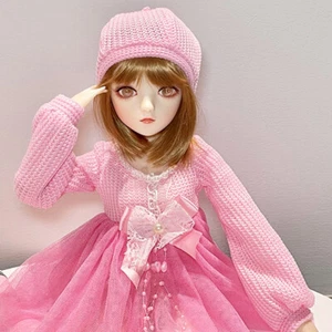 1/3 BJD Doll Fashion Beauty DIY Changeable Eyes Openable Head Lifelike Female - Picture 1 of 15