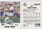 1991 Toronto Blue Jays Fire Safety Duane Ward