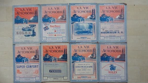 LOT DE 8 LA VIE AUTOMOBILE DE 1928 1931 ET 1932 - Picture 1 of 2